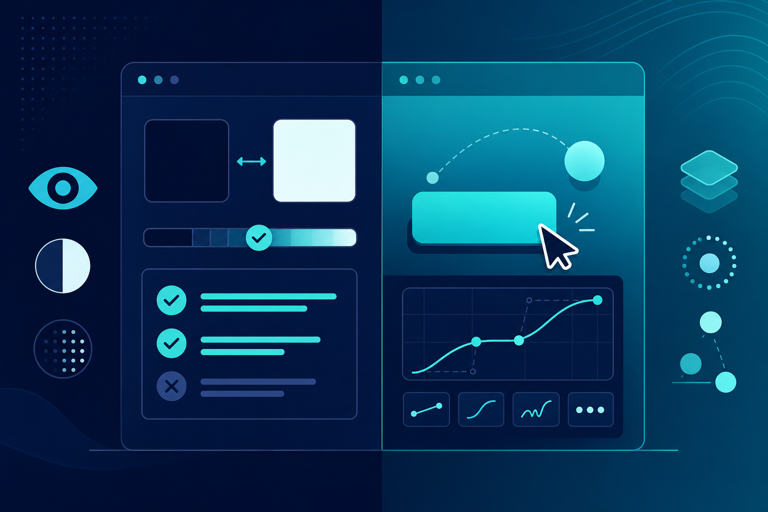 Accessibility contrast standards and UI motion design principles